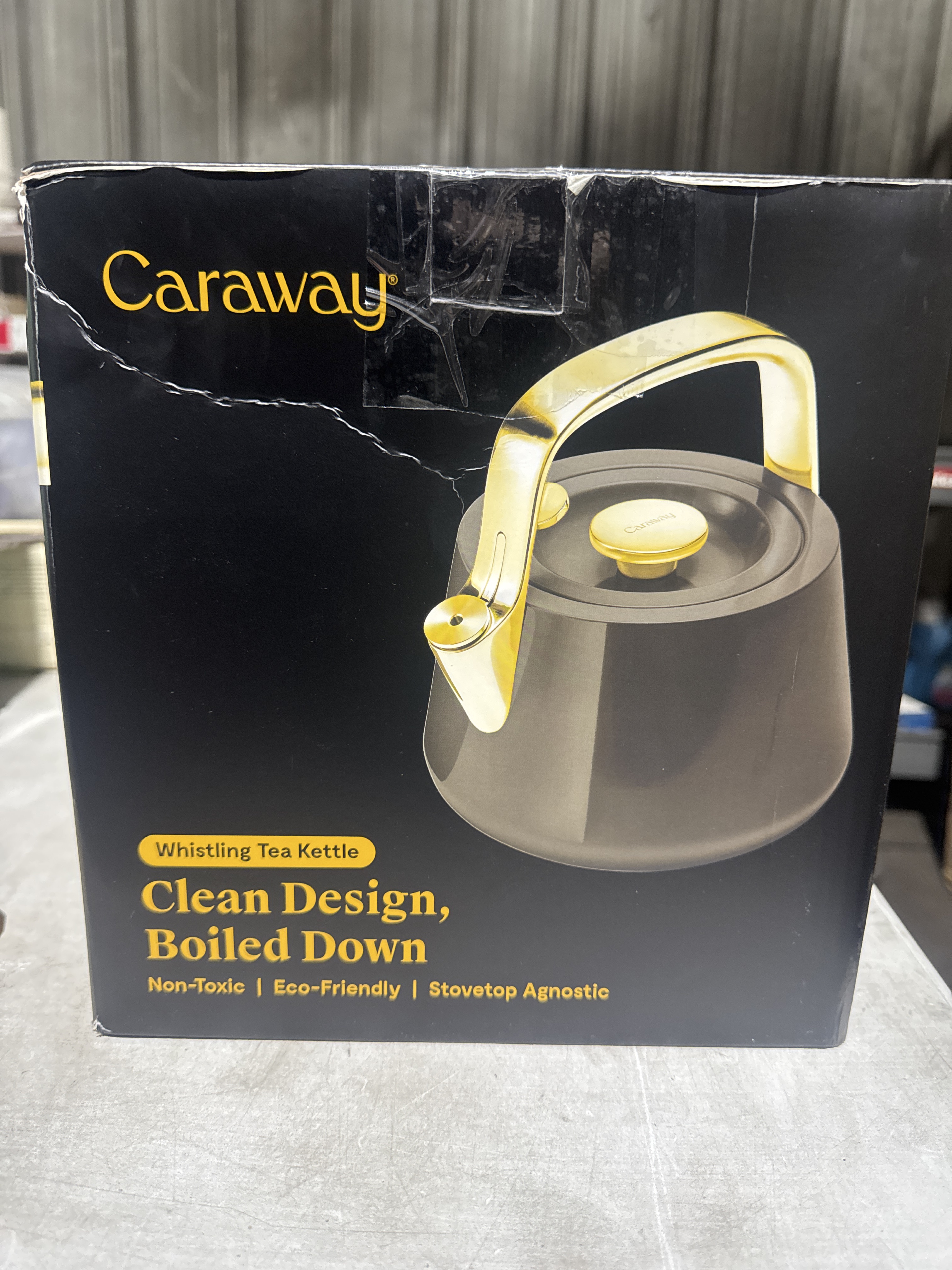 Caraway Iconics Whistling Tea Kettle