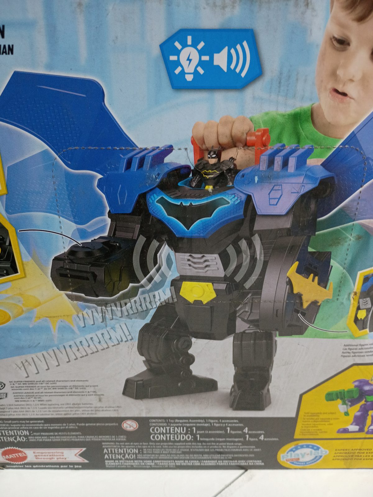 Imaginext Batman Mech Action Figure Playset - 4pk