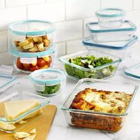 New Snapware Pyrex 18-piece Glass Food Storage Set, Airtight, Leak-Proof