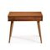 Camaflexi Mid-Century 1-Drawer Castanho Desk MD1109 - The Home Depot