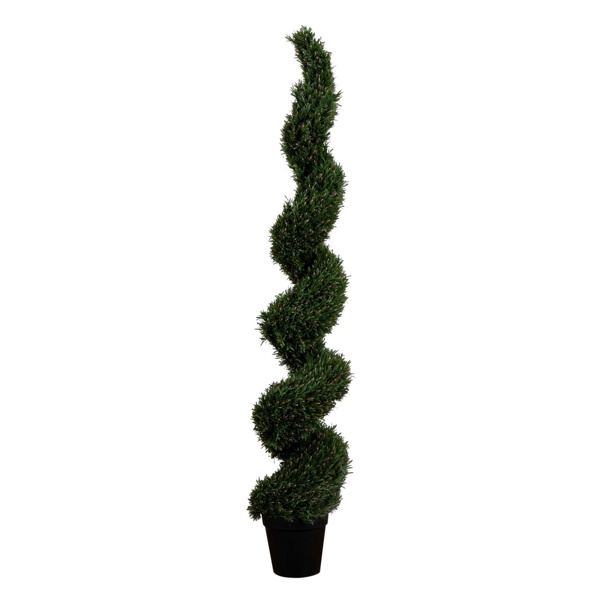 T4607 7ft. UV Resistant Artificial Rosemary Spiral Topiary Tree (Indoor/Outdoor)