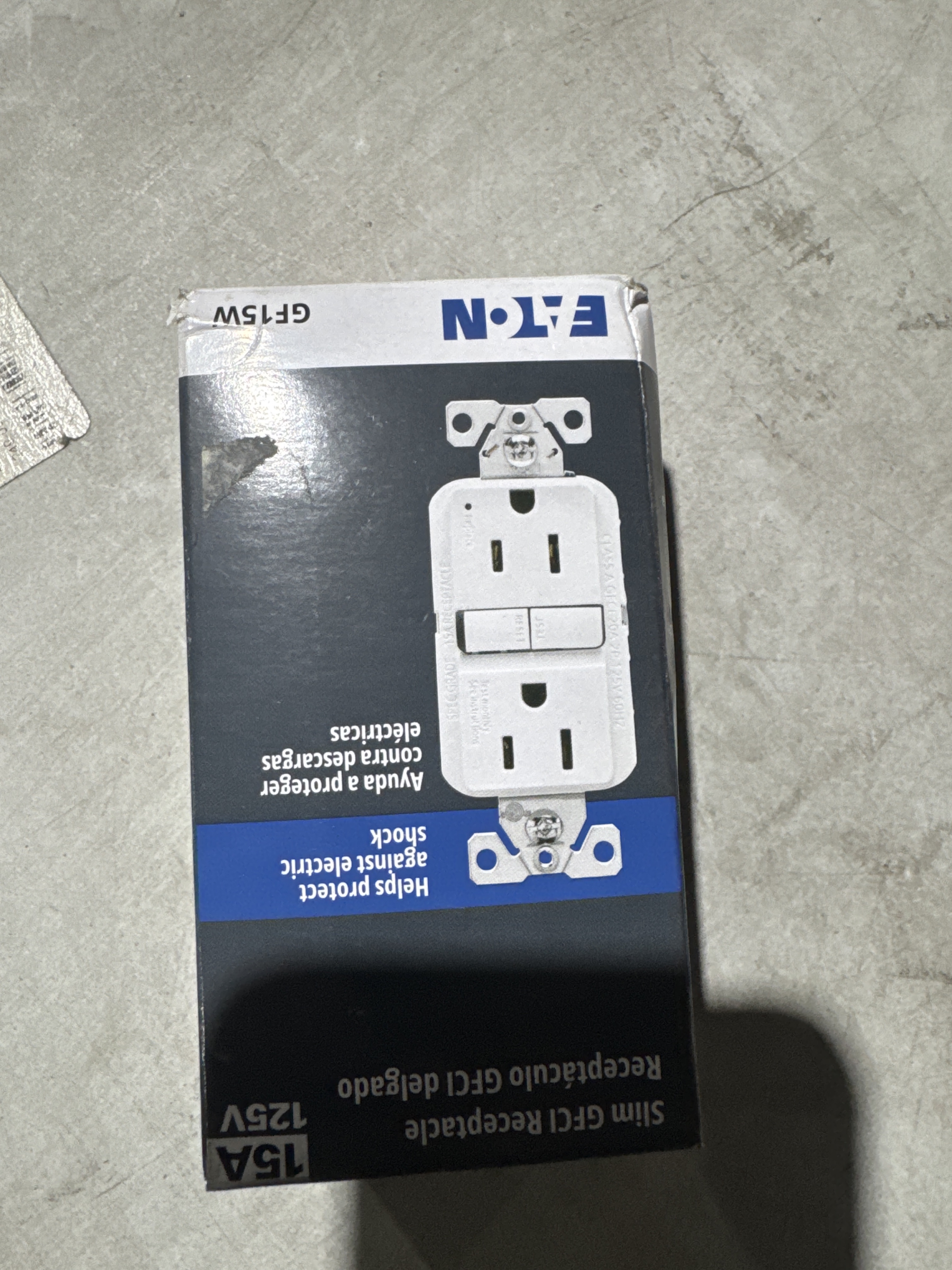 Eaton GF15W-BX-LW Outlets EA